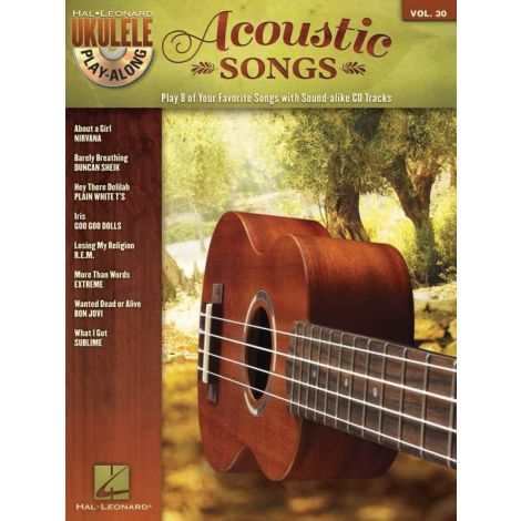 Ukulele Play-Along Volume 30: Acoustic Songs (Book/CD) 