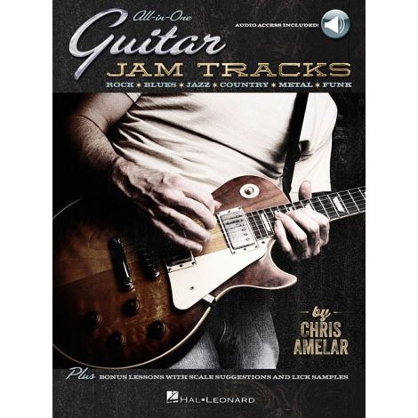 All-In-One Guitar Jam Tracks (Book/Online Audio)