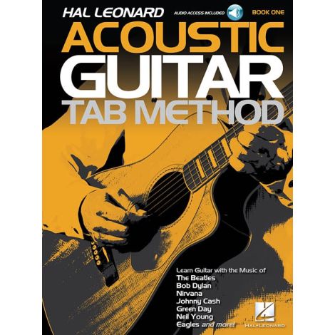 Hal Leonard Acoustic Guitar Tab Method- Book 1 (Book/Online Audio)