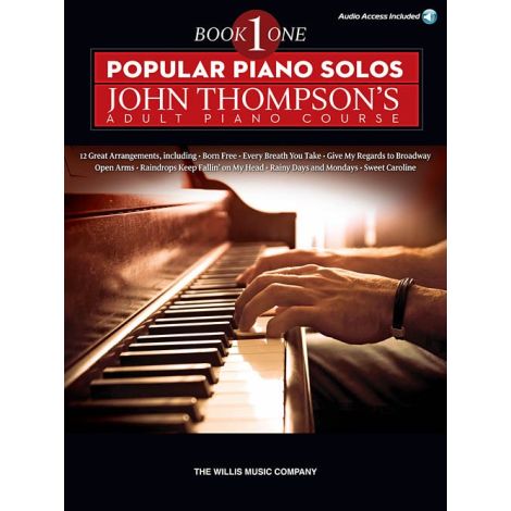 Popular Piano Solos: John Thompson's Adult Piano Course - Book 1 (Book/Online Audio)