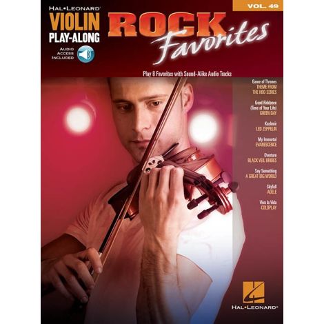 Violin Play-Along Volume 49: Rock Favorites