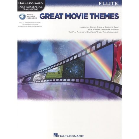 Instrumental Play-Along: Great Movie Themes - Flute (Book/Online Audio) 