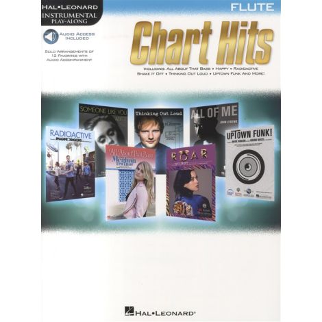 Chart Hits: Instrumental Play-Along Flute (Book/Online Audio)