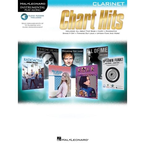 Instrumental Play-Along: Chart Hits - Clarinet (Book/Online Audio)