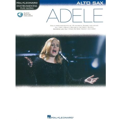 Hal Leonard Instrumental Play-Along: Adele - Alto Saxophone (Book/Online Audio)