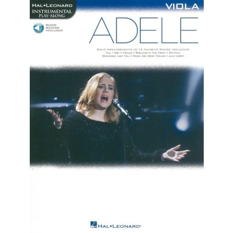 Hal Leonard Instrumental Play-Along: Adele - Viola (Book/Online Audio)