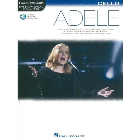 Hal Leonard Instrumental Play-Along: Adele - Cello (Book/Online Audio)