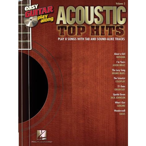 Easy Guitar Play-Along Volume 2: Acoustic Top Hits