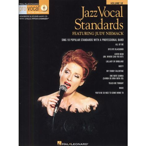 Pro Vocal Volume 18: Jazz Vocal Standards Featuring Judy Niemack