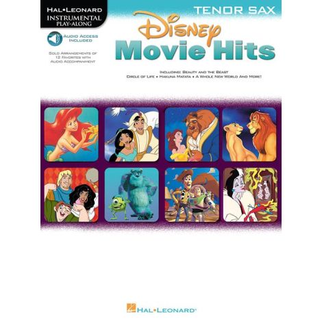 Disney Movie Hits (Tenor Saxophone) (Book/Online Audio)