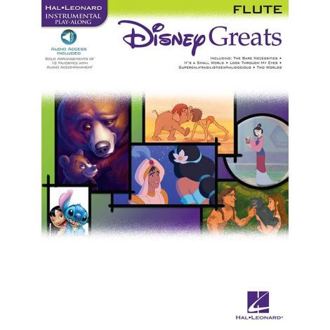 Disney Greats: Flute (Book/Online Audio)
