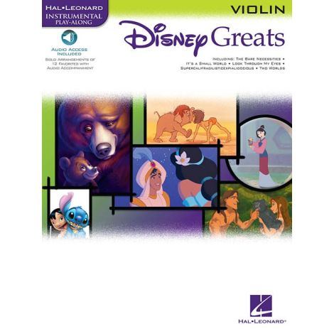 Disney Greats: Violin (Book/Online Audio)