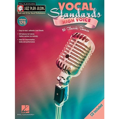 Jazz Play-Along Volume 129: Vocal Standards (High Voice)