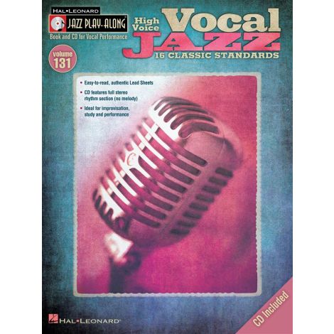 Jazz Play-Along Volume 131: Vocal Jazz (High Voice)