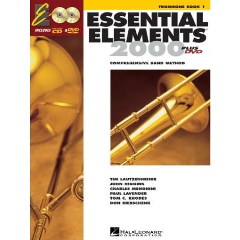 Essential Elements 2000 Trombone Book 1 (Book + CD + DVD)