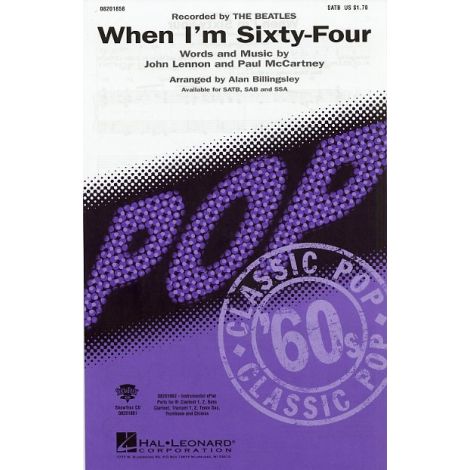 The Beatles: When I'm Sixty-Four (SATB)