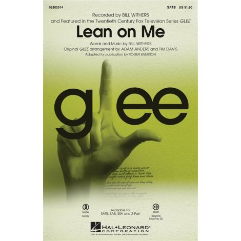Bill Withers: Lean On Me (Glee) - SATB