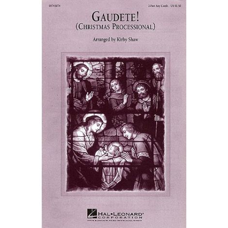 Gaudete! (Christmas Processional) 2-Part Choir