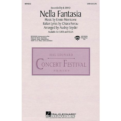 Ennio Morricone/Chiara Ferrau: Nella Fantasia (In My Fantasy) - SSAA