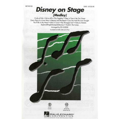 Disney On Stage - Medley (SAB/Piano)