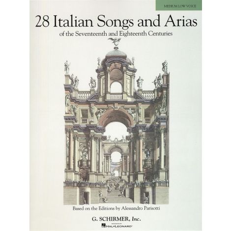 28 Italian Songs And Arias Of The 17th And 18th Centuries - Medium Low Voice (Book Only)