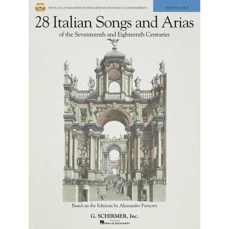 28 Italian Songs And Arias Of The 17th And 18th Centuries - Medium Voice (Book/Online Audio)