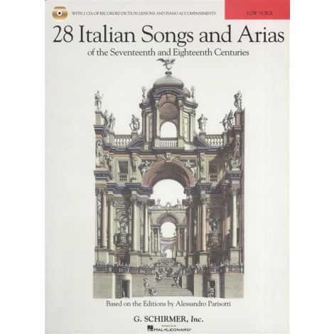 28 Italian Songs And Arias Of The 17th And 18th Centuries - Low Voice (Book/2 CDs)