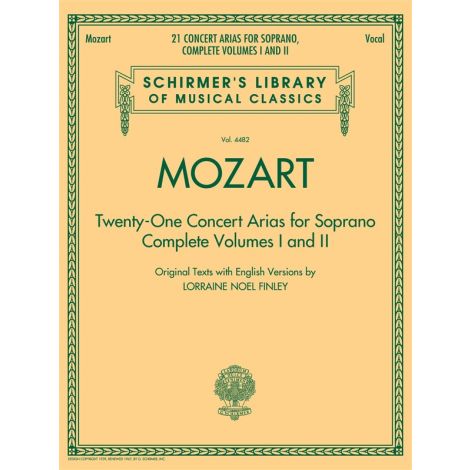 W.A. Mozart: 21 Concert Arias For Soprano - Complete Volumes 1 And 2