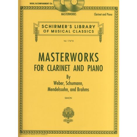 Masterworks For Clarinet And Piano (Book/Online Audio)