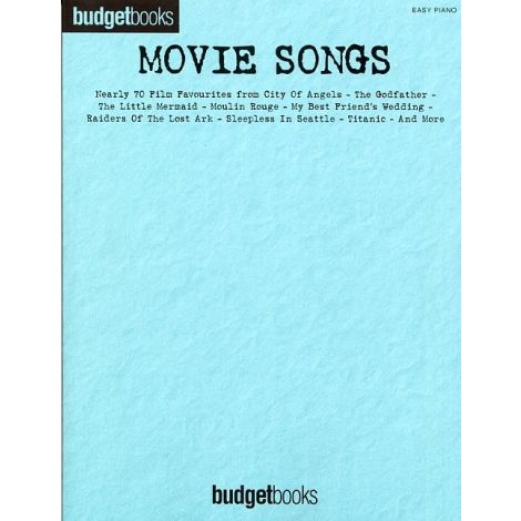 Budgetbooks: Movie Songs (Easy Piano)