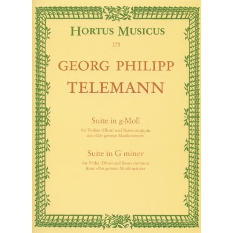 Telemann: Suite in G Minor TWV 41:g4 (Violin/Oboe)