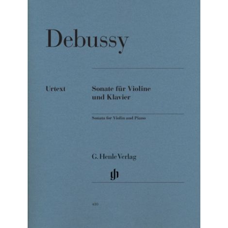 Debussy: Violin Sonata in G minor (Violin & Piano) (Henle Urtext)