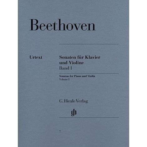 Beethoven: Violin Sonatas - Volume 1, Violin/Piano (Henle Urtext)