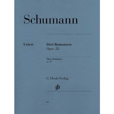 Schumann: 3 Romances, Op.28 (Piano Solo) (Henle Urtext)