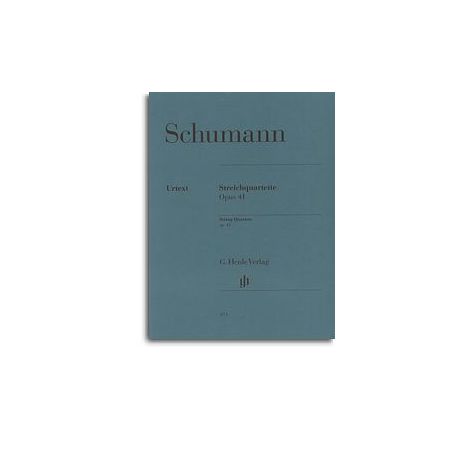 Robert Schumann: String Quartets Op.41 (Henle Urtext)