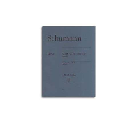 Schumann:Complete Piano Works Volume I (Henle Urtext)