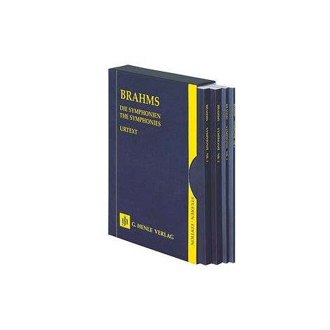 Johannes Brahms: The Symphonies - 4 Volume Slipcase (Henle Urtext)