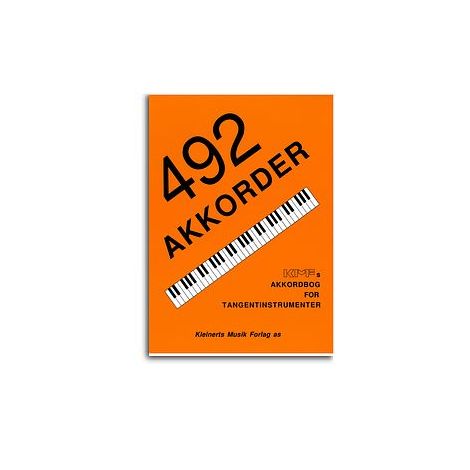 492 Akkorder - Akkordbog For Tangentinstrumenter (Piano/Keyboard)