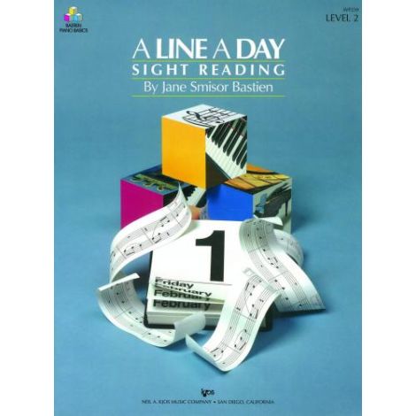 Bastien: A Line A Day Sight Reading  Level 2 (Pian