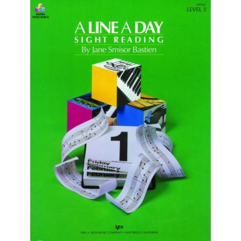 Bastien: A Line A Day Sight Reading  Level 3 (Pian