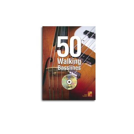 Brad Tucker: 50 Walking Basslines (Book/CD)