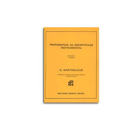 Preparation Au Dechiffrage Instrumental Volume F 1er Cahier - Superieur