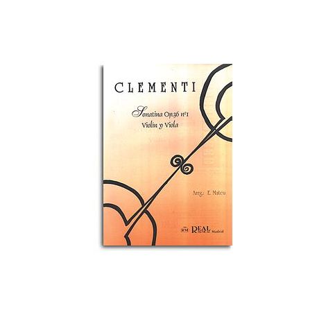 Muzio Clementi: Sonatina Op.36 No.1, para Violin y Viola