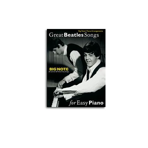 Great Beatles Songs For Easy Piano
