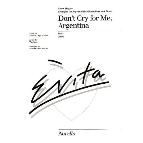 Don't Cry For Me Argentina Show Singles