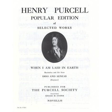 Henry Purcell: When I Am Laid In Earth