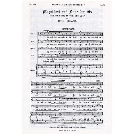 John Ireland: Magnificat And Nunc Dimittis In F