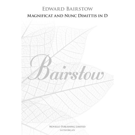 Edward Bairstow: Magnificat And Nunc Dimittis In D (New Engraving)