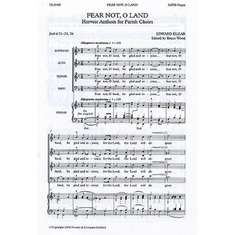 Edward Elgar: Fear Not, O Land