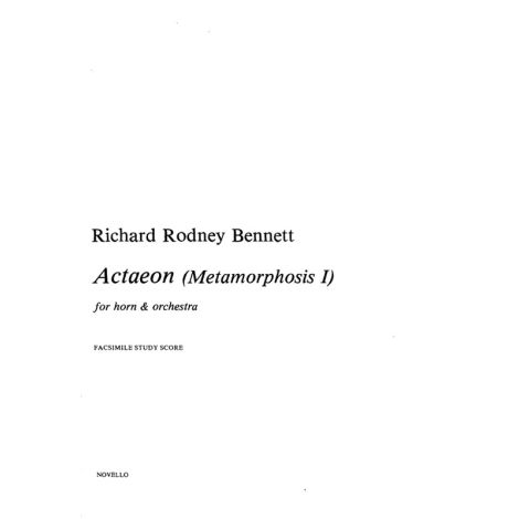 Richard Rodney Bennett: Actaeon (Metamorphosis I)